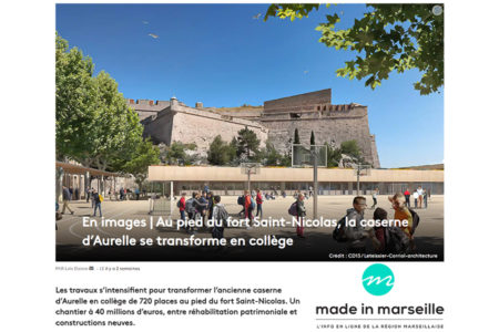 Leteissier Corriol - Agence d'architecture - Collège Defferre dans la presse